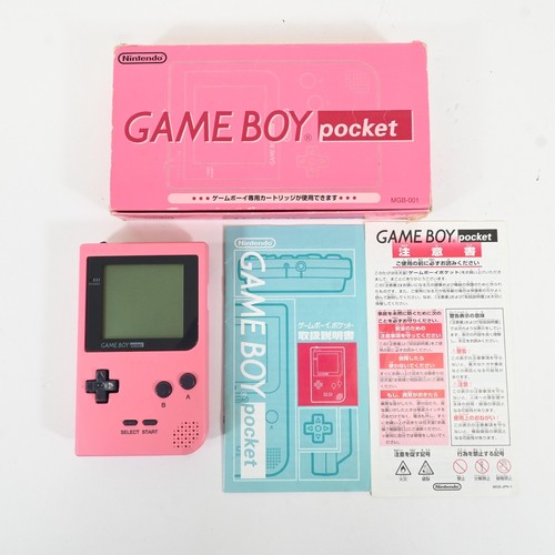Nintendo game boy pocket pink - nintendo,