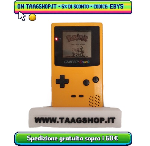 Game boy color giallo - game,