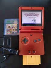 Game Boy Advance SP rossa + 2