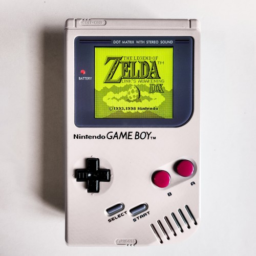 Nintendo game boy - game, gray