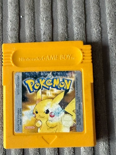 Pokemon giallo nintendo - pokemon,