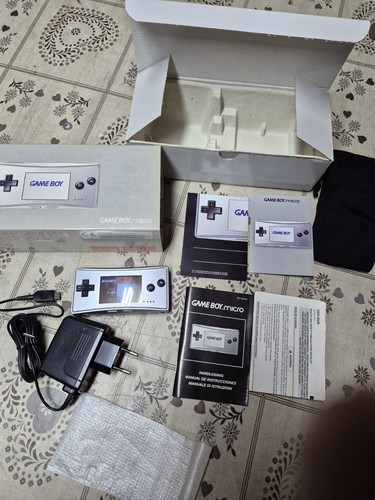 Nintendo game boy micro - micro, silver