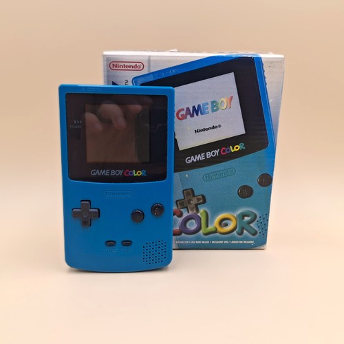 Nintendo game boy color - boy, blu