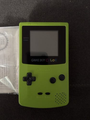 Nintendo game boy color - color, kiwi