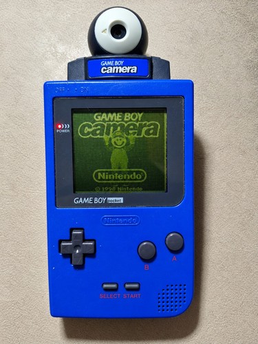 Nintendo game boy pocket blu - game,