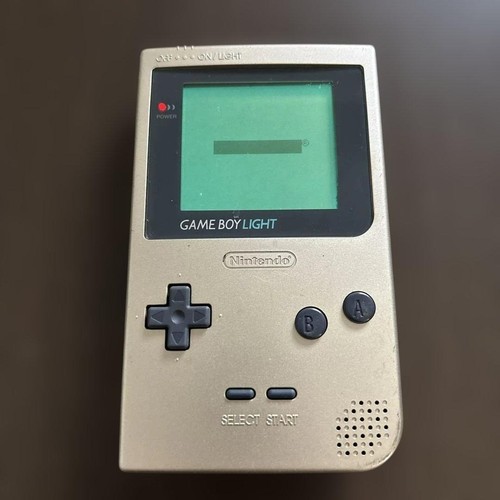 Nintendo game boy light gold - nintendo,